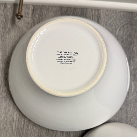 White Ceramic Serving Bowls Set - Picture 4 of 5
